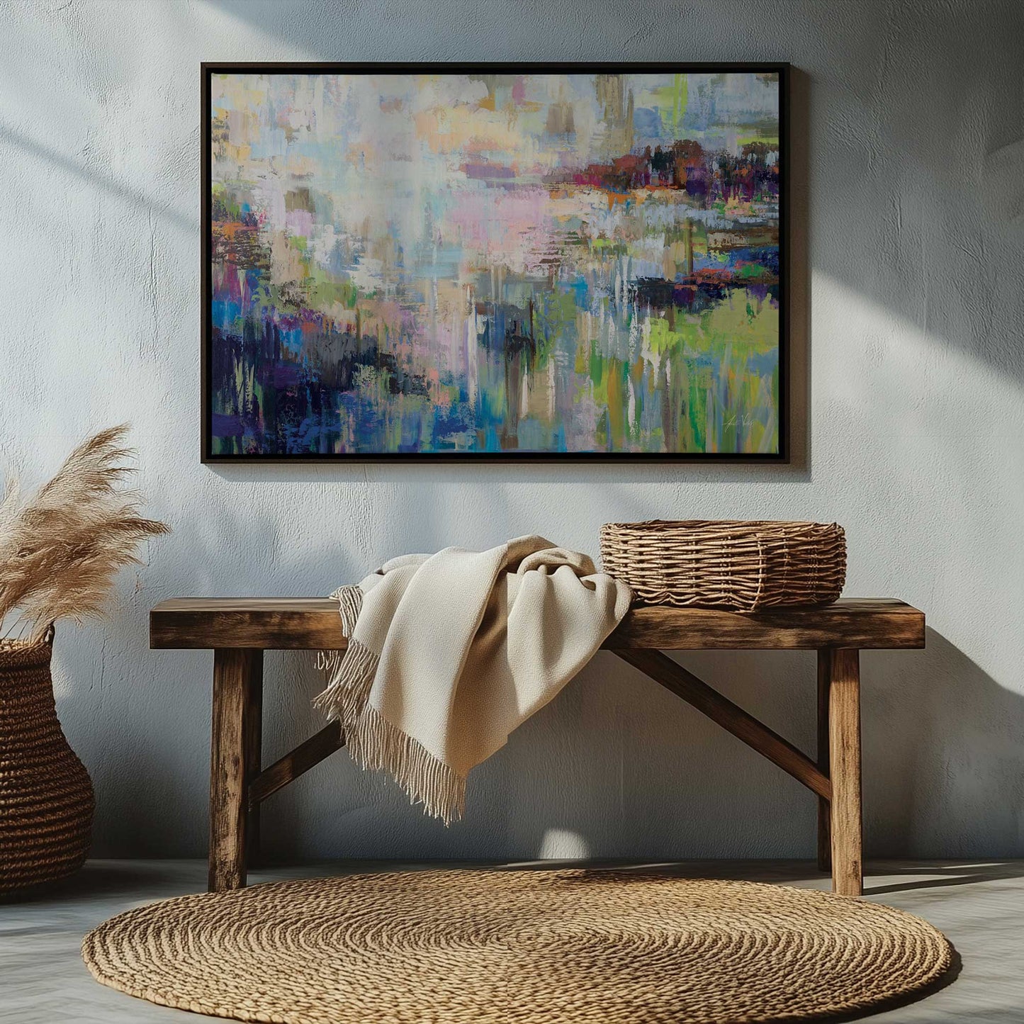 Picture of art in a room