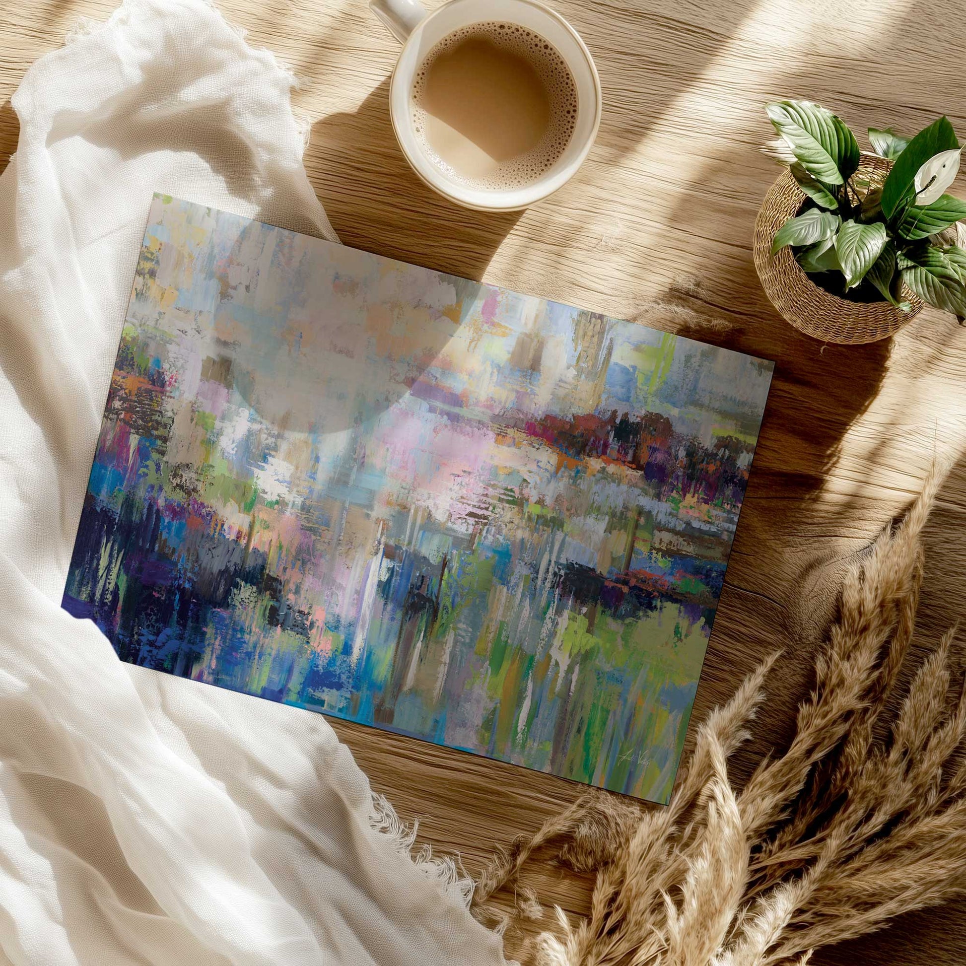 [Color:Rolled Print], Picture of close up of art