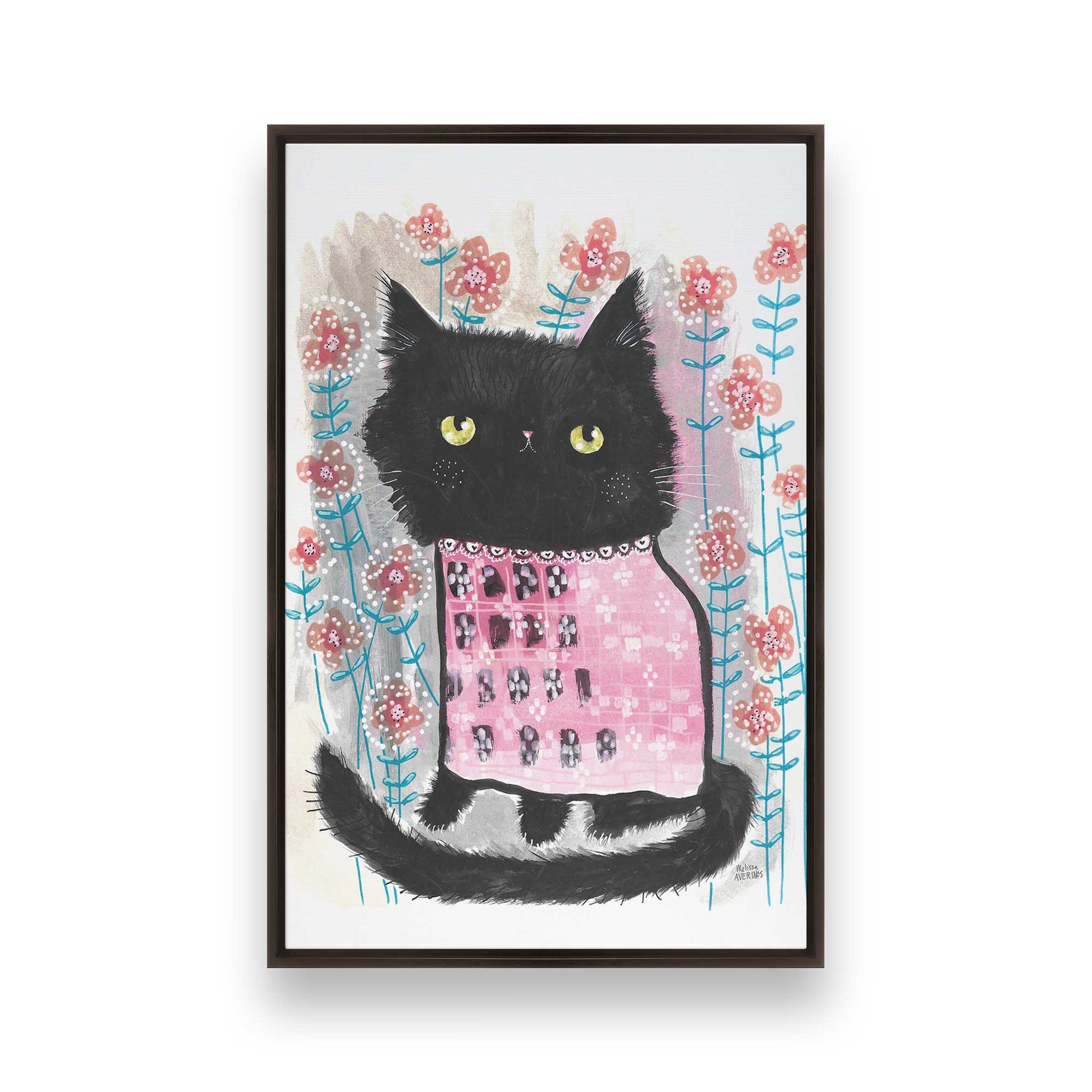 [Color:Espresso], Picture of art in a Espresso frame