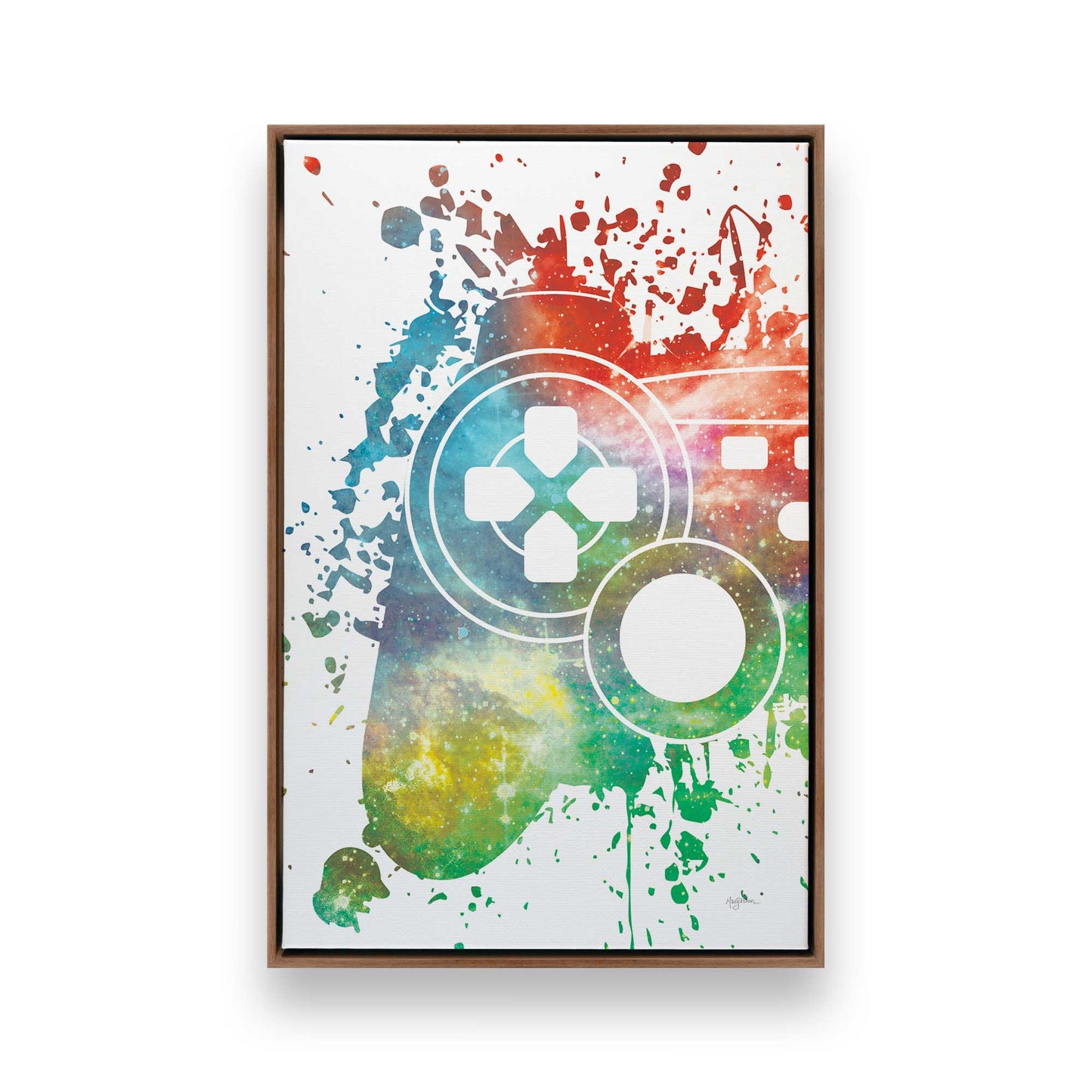 [Color:Walnut], Picture of art in a Walnut frame