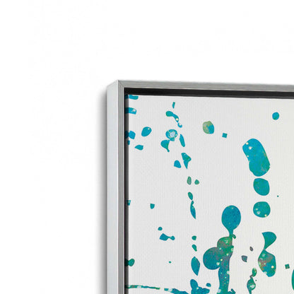 [Color:Polished Chrome], Picture of art in a Polished Chrome frame at an angle