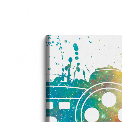 [Color:Stretched Canvas], Picture of the corner of the art
