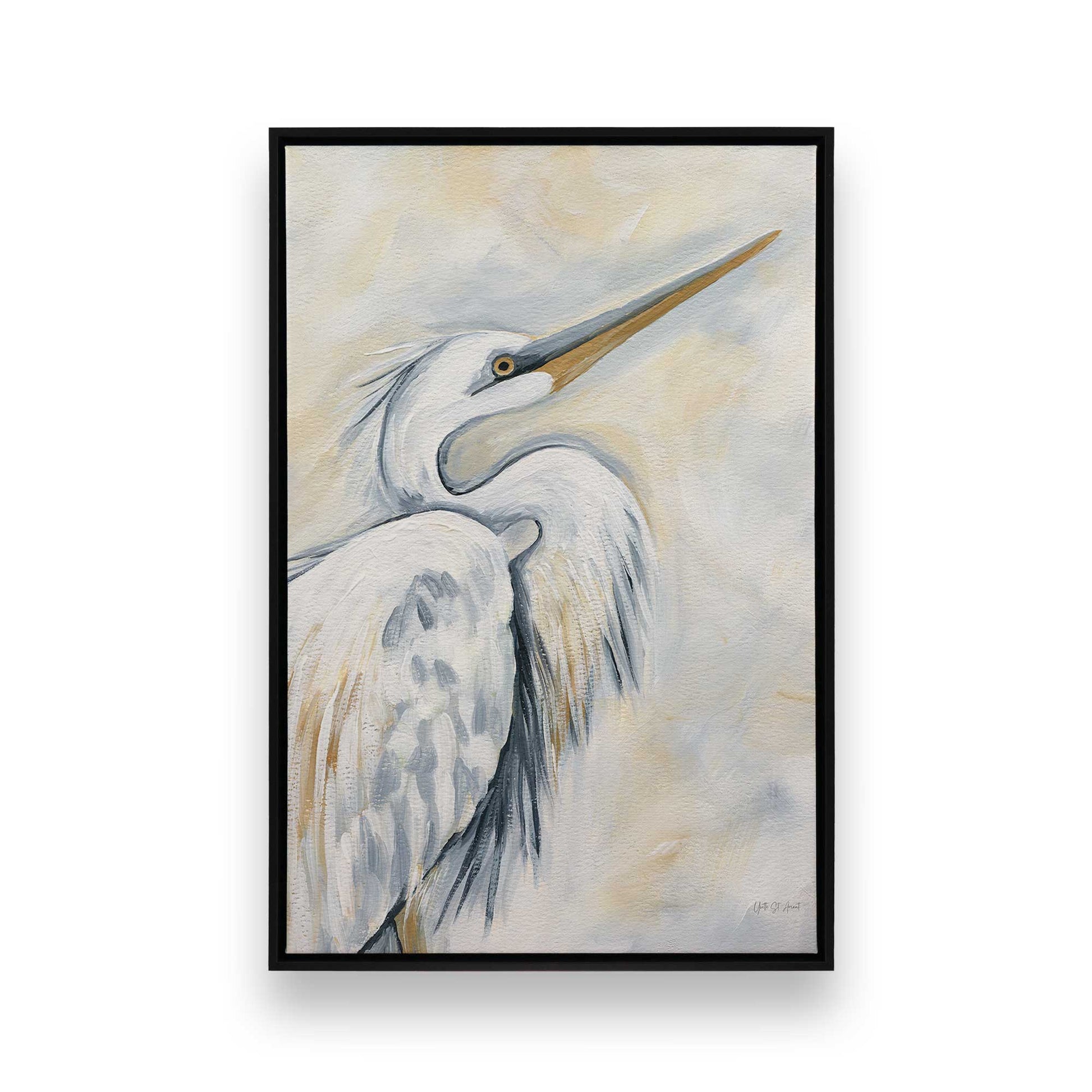 [Color:Satin Black], Picture of art in a Satin Black frame