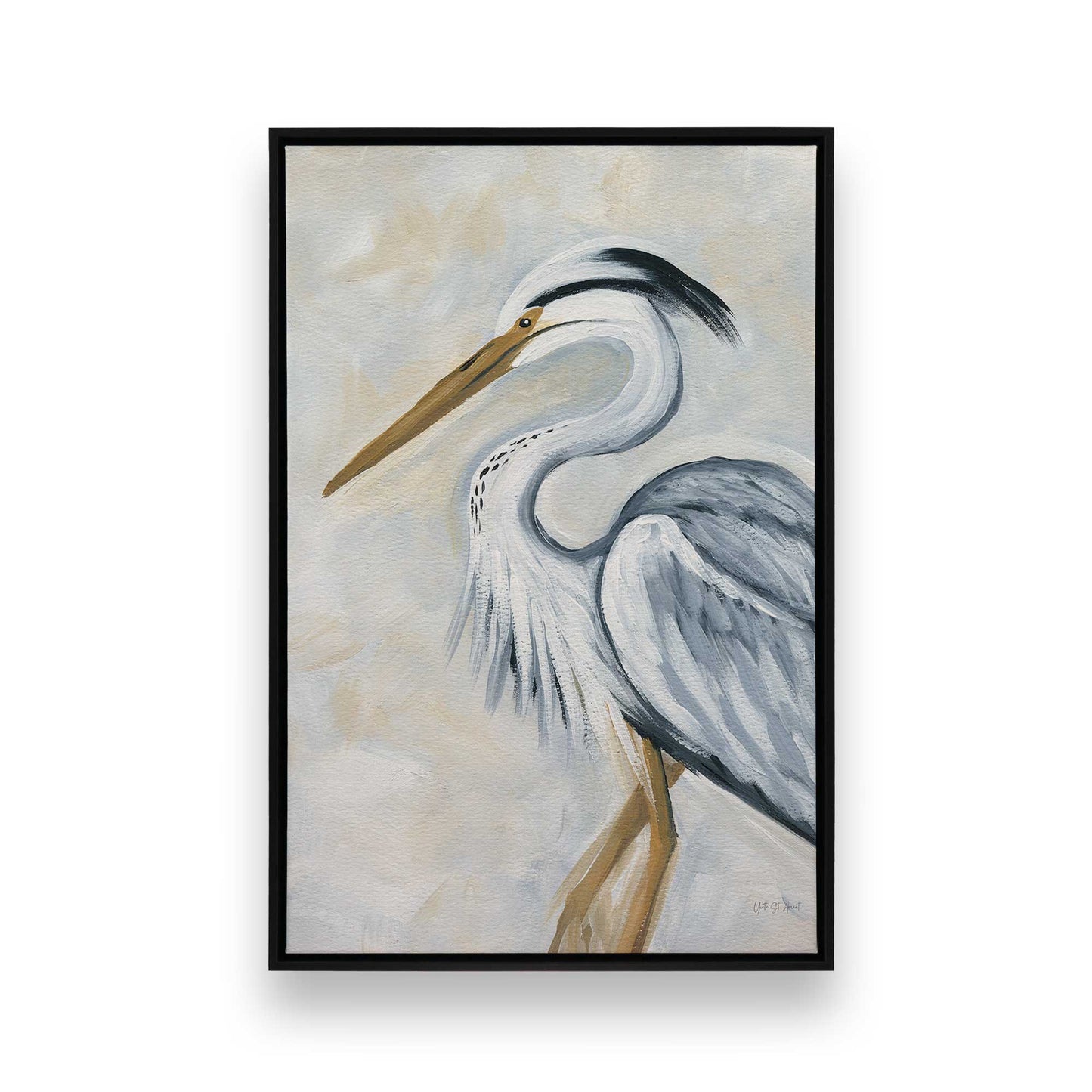 [Color:Satin Black], Picture of art in a Satin Black frame