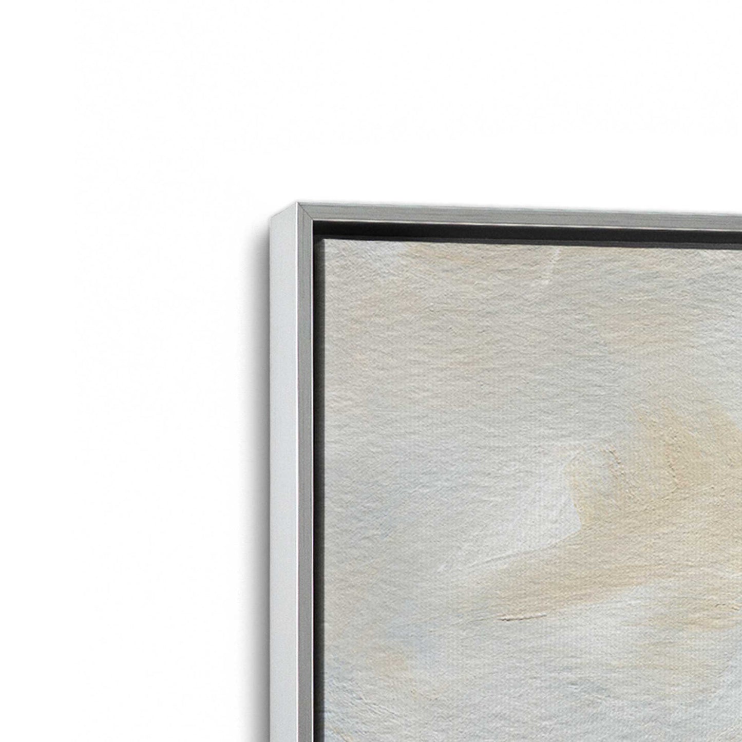 [Color:Polished Chrome], Picture of art in a Polished Chrome frame at an angle