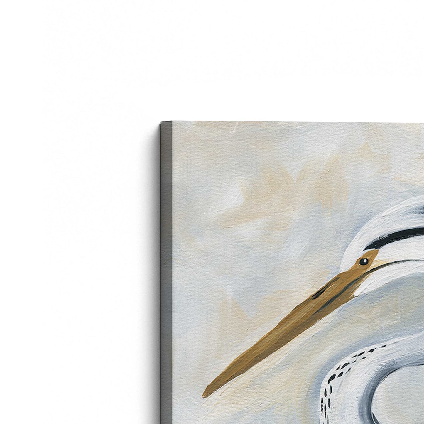 [Color:Stretched Canvas], Picture of the corner of the art