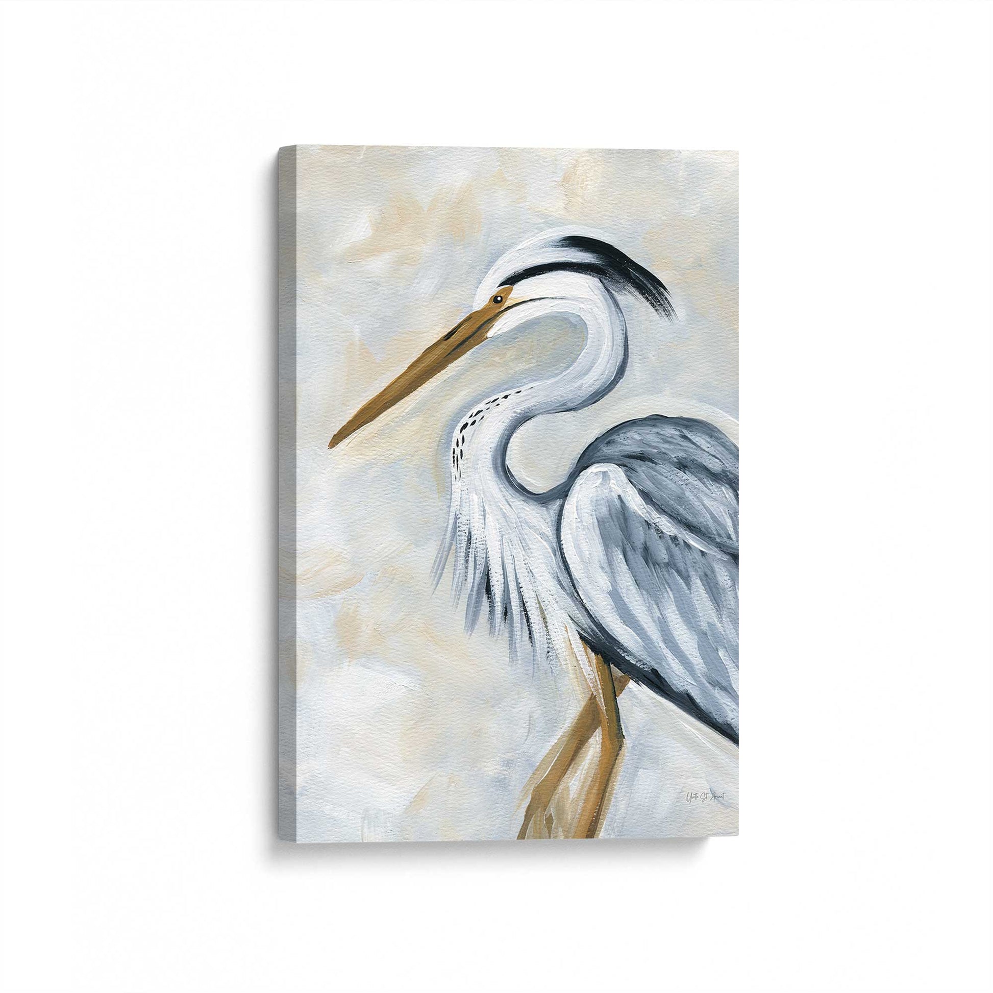 [Color:Stretched Canvas], Picture of art at an angle