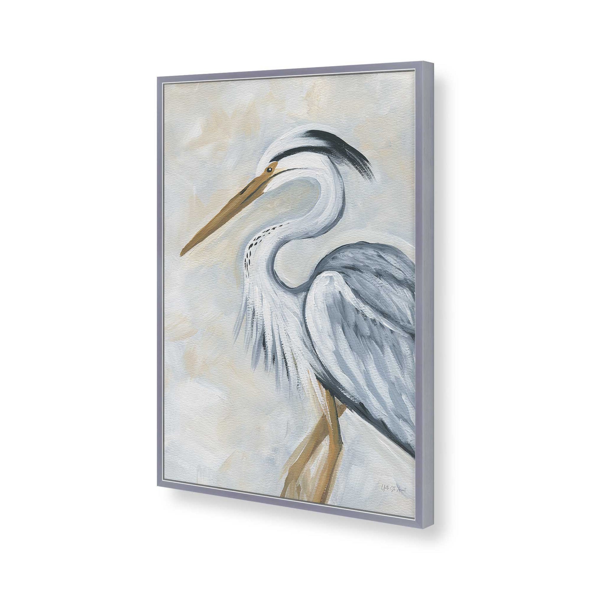 [Color:Polished Chrome], Picture of art in a Polished Chrome frame of the corner