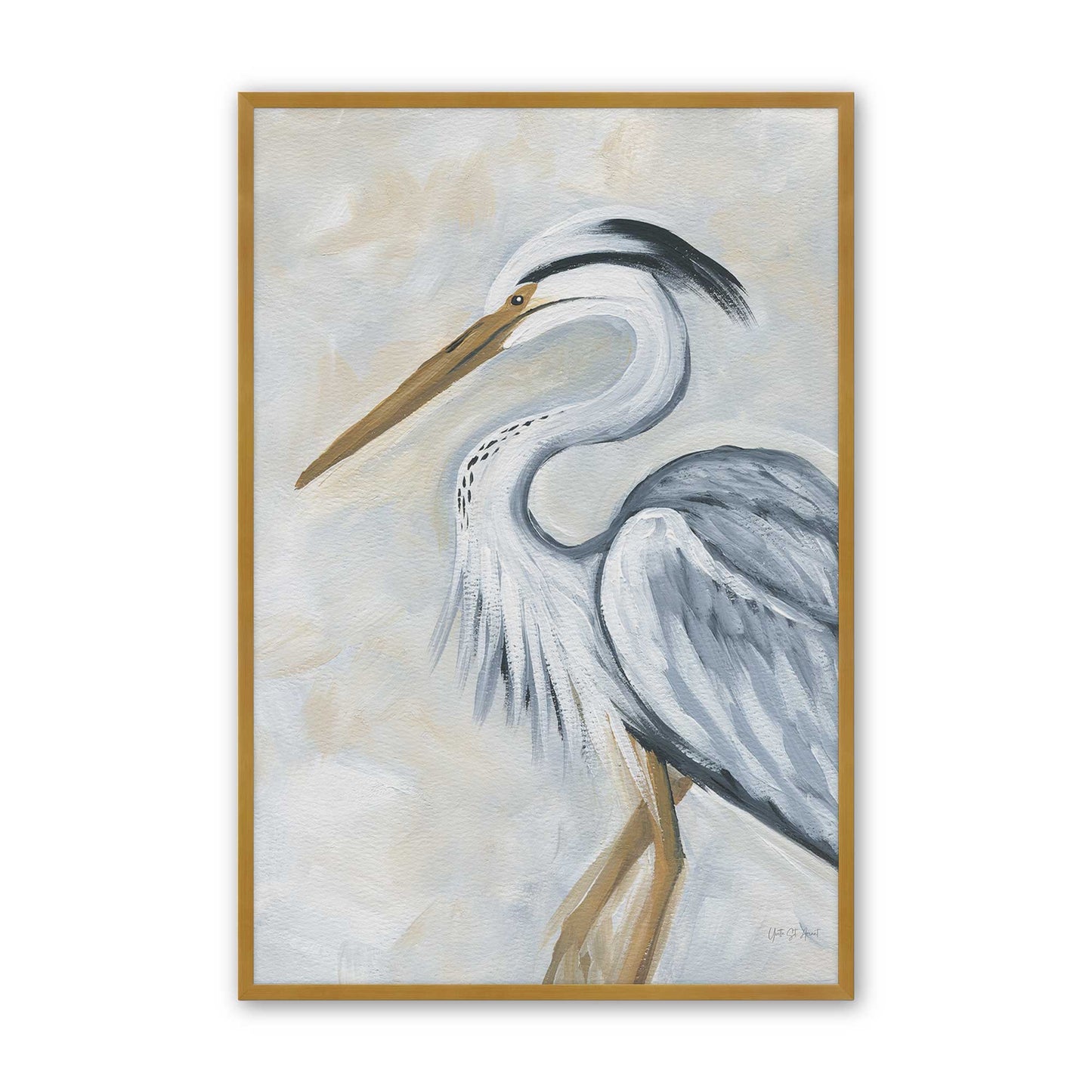 [Color:Polished Gold], Picture of art in a Polished Gold frame