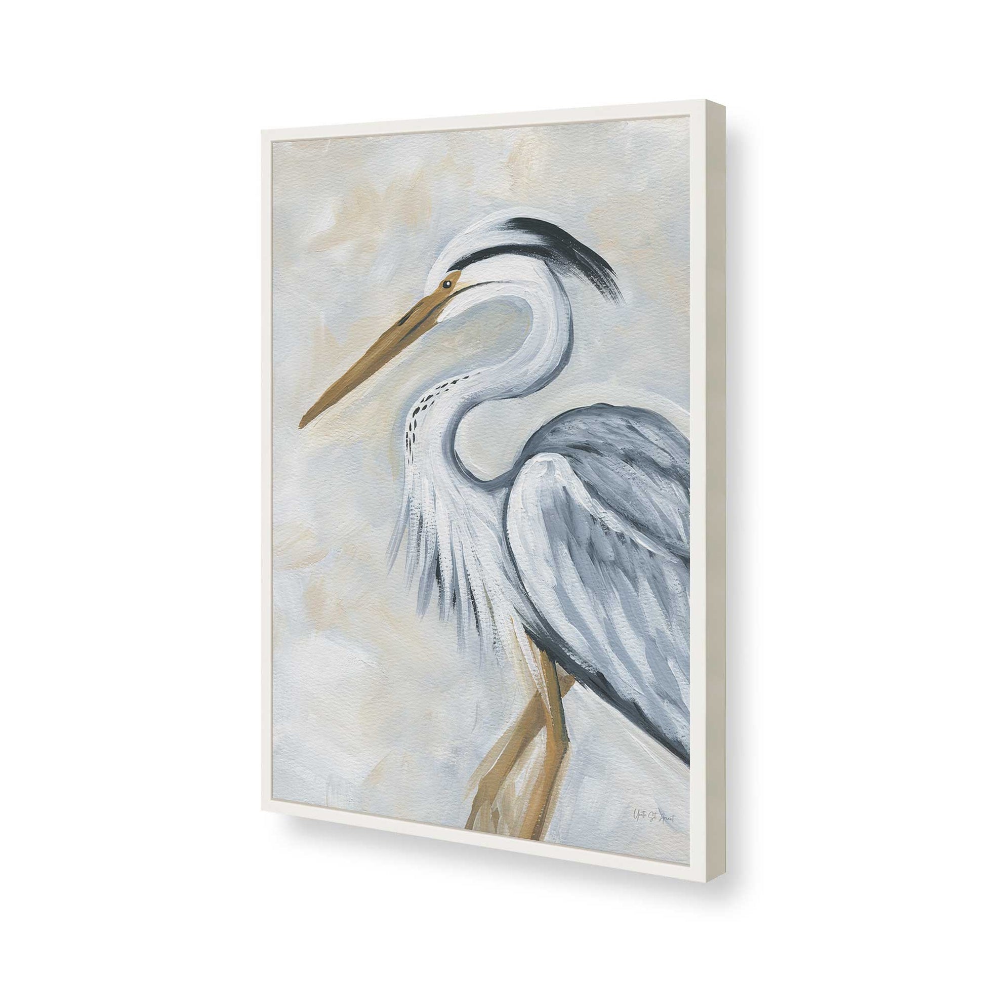 [Color:Opaque White], Picture of art in a Opaque White frame of the corner