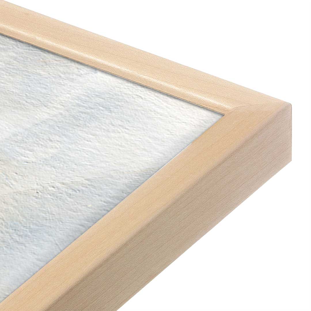 [Color:Raw Maple], Picture of art in a Raw Maple frame at an angle