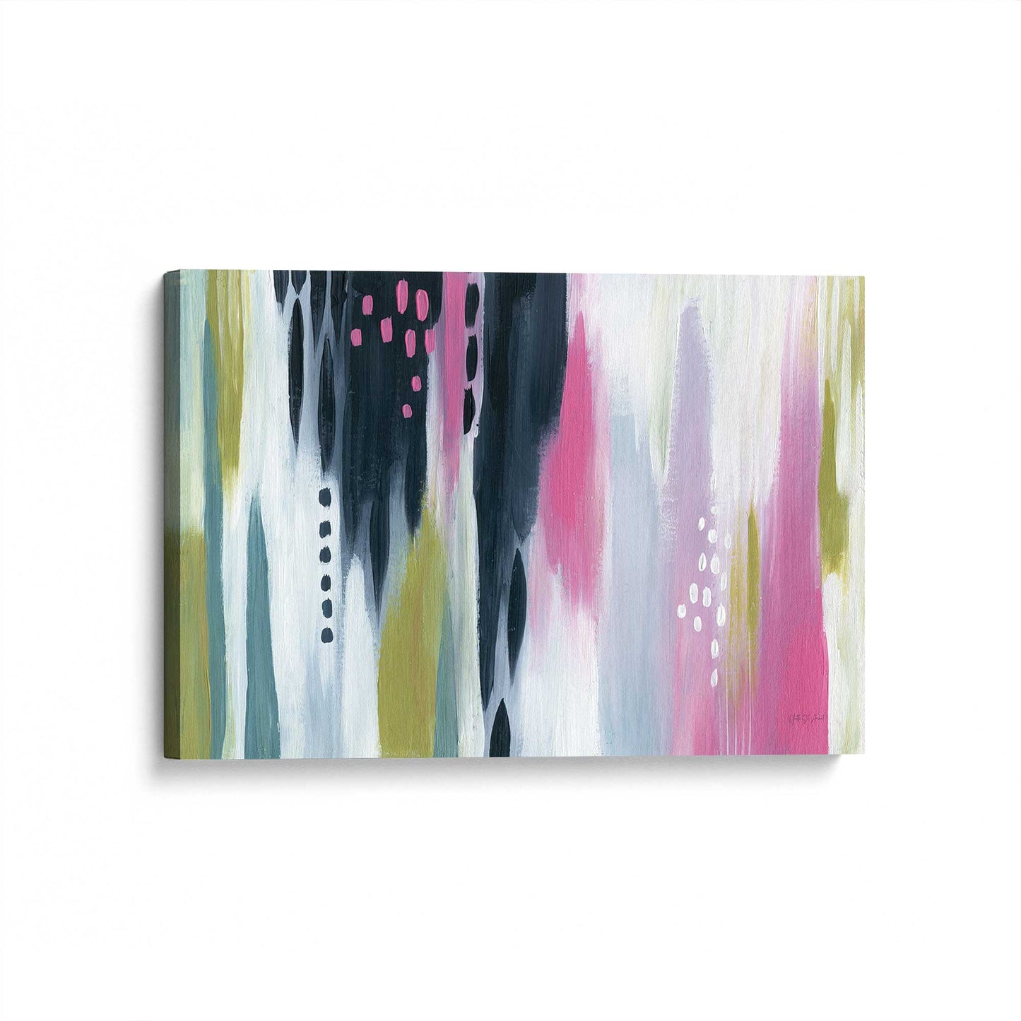 [Color:Stretched Canvas], Picture of art at an angle