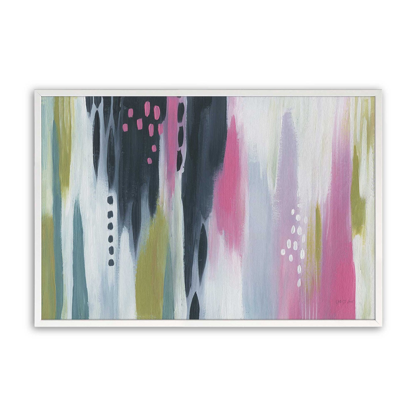 [Color:Opaque White], Picture of art in a Opaque White frame