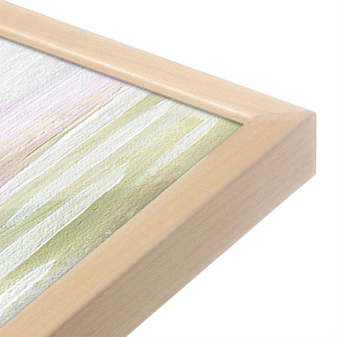 [Color:Raw Maple], Picture of art in a Raw Maple frame at an angle