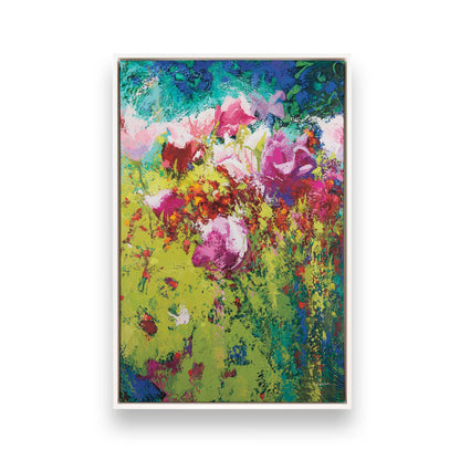 [Color:Opaque White], Picture of art in a White frame