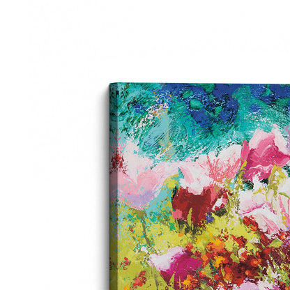 [Color:Stretched Canvas], Picture of the corner of the art