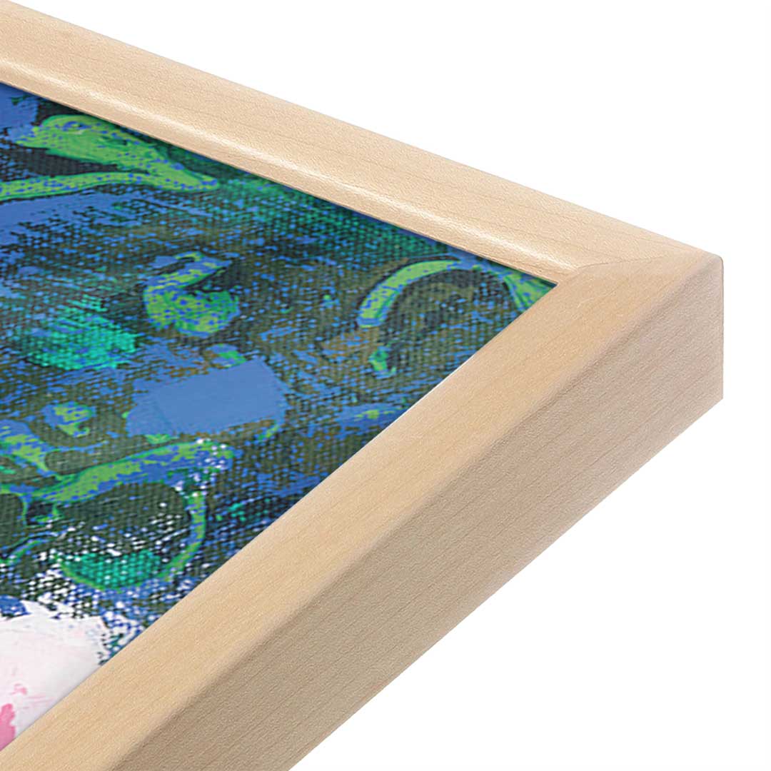 [Color:Raw Maple], Picture of art in a Raw Maple frame at an angle