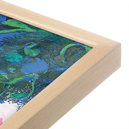 [Color:Raw Maple], Picture of art in a Raw Maple frame at an angle