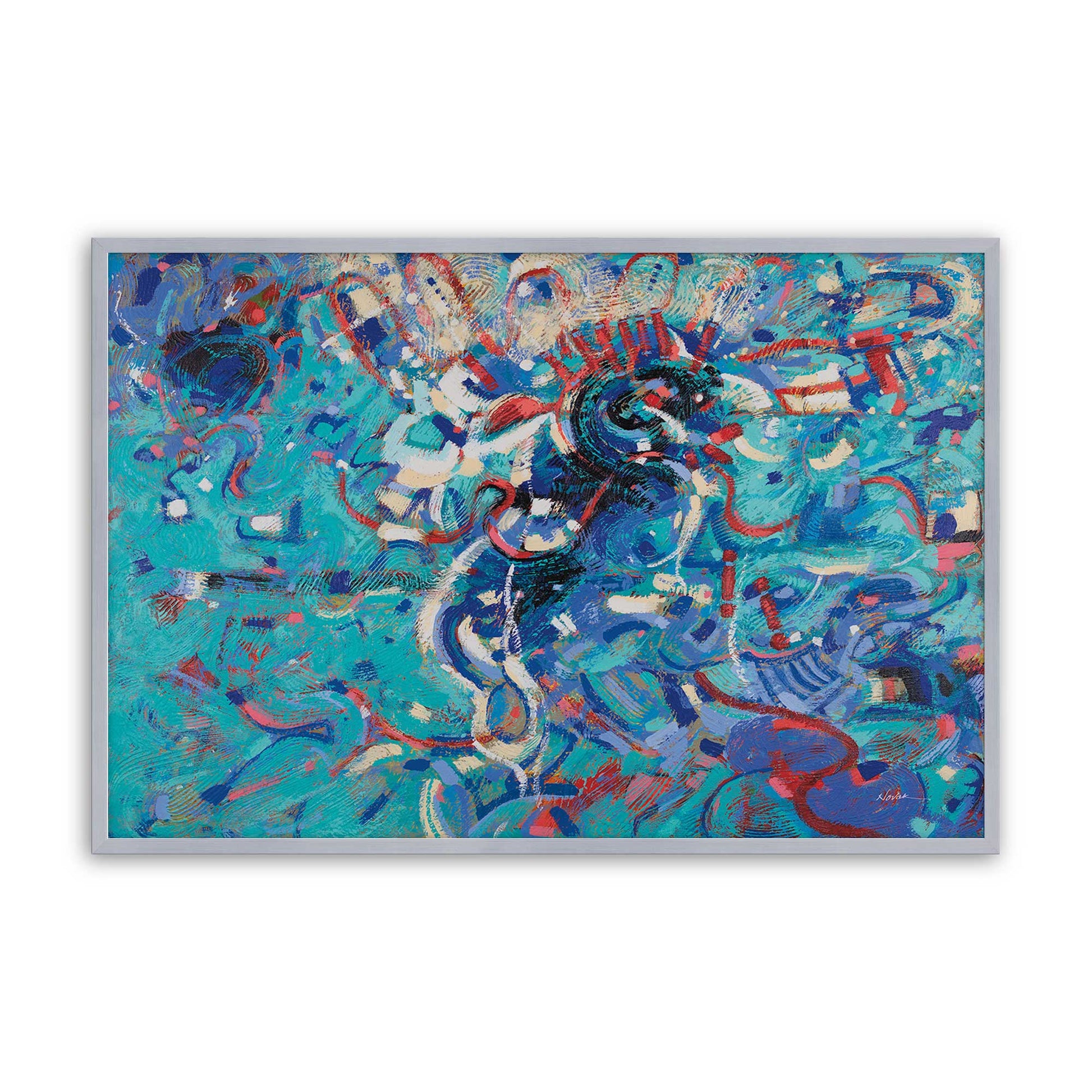 [Color:Polished Chrome], Picture of art in a Polished Chrome frame