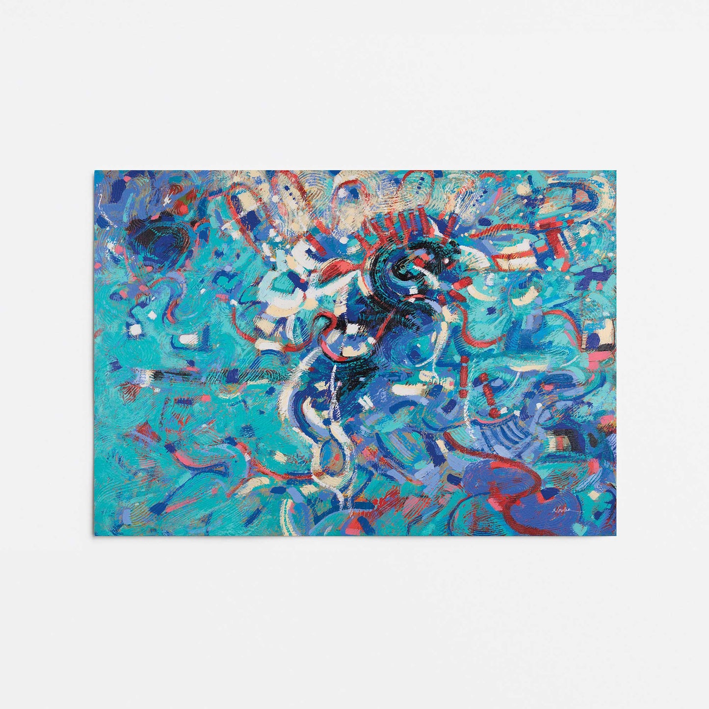 [Color:Rolled Print], Picture of close up of art