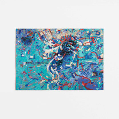 [Color:Rolled Print], Picture of close up of art