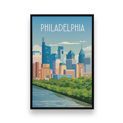 [Color:Satin Black], Picture of art in a Satin Black frame