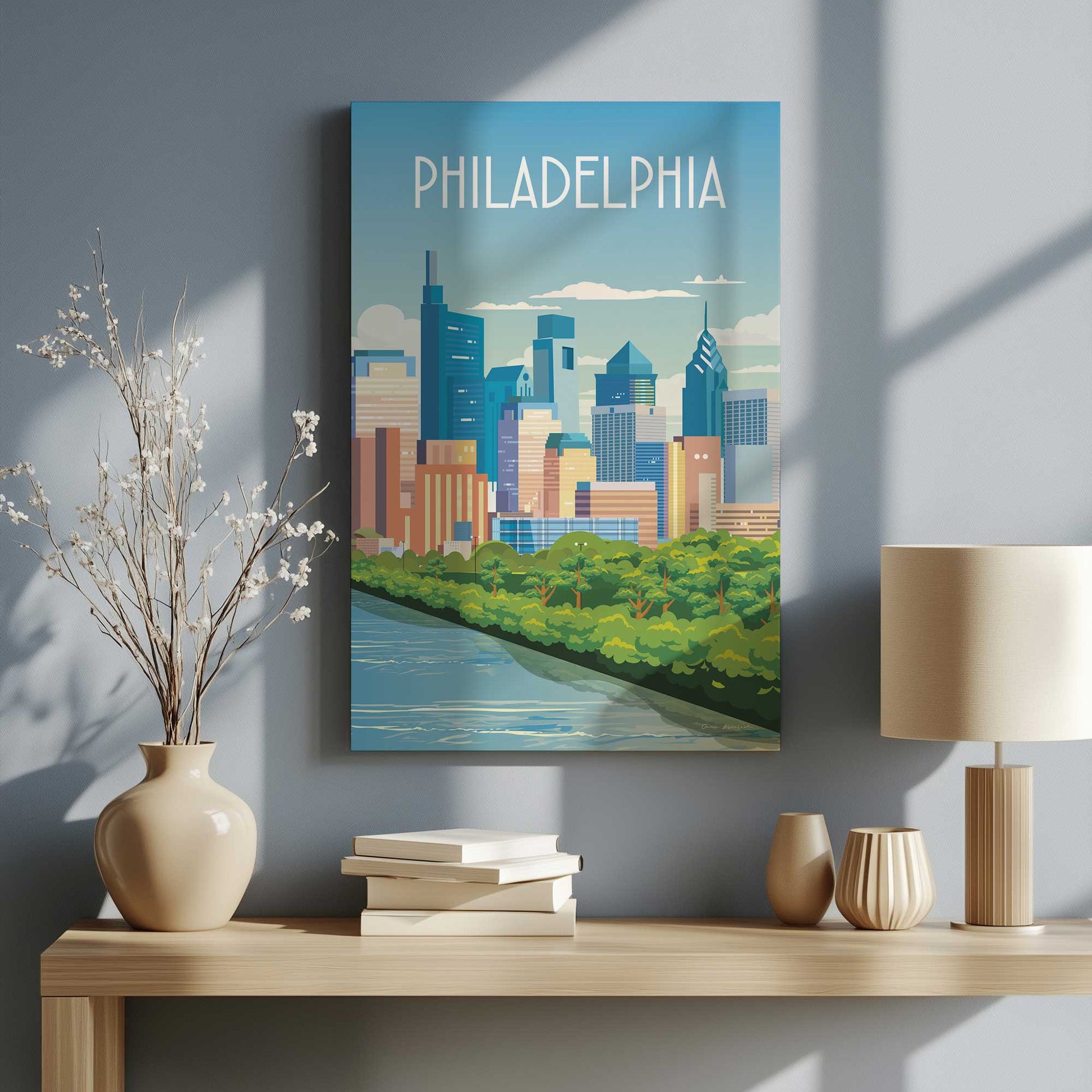 Picture of art in a room