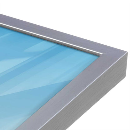 [Color:Polished Chrome], Picture of art in a Polished Chrome frame at an angle