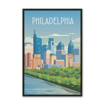 [Color:Satin Black], Picture of art in a Satin Black frame