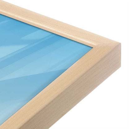 [Color:Raw Maple], Picture of art in a Raw Maple frame at an angle