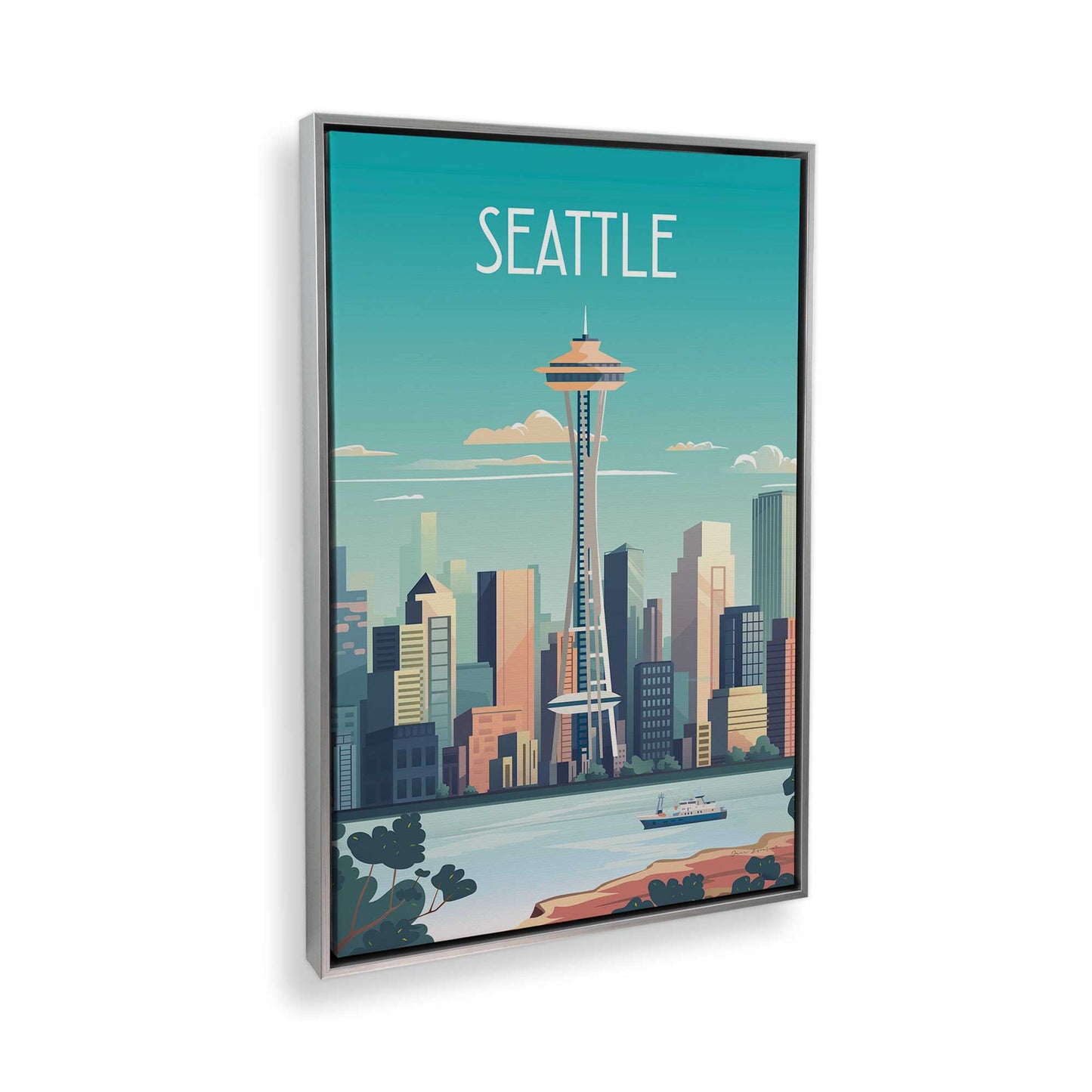 [Color:Polished Chrome], Picture of the corner of the art