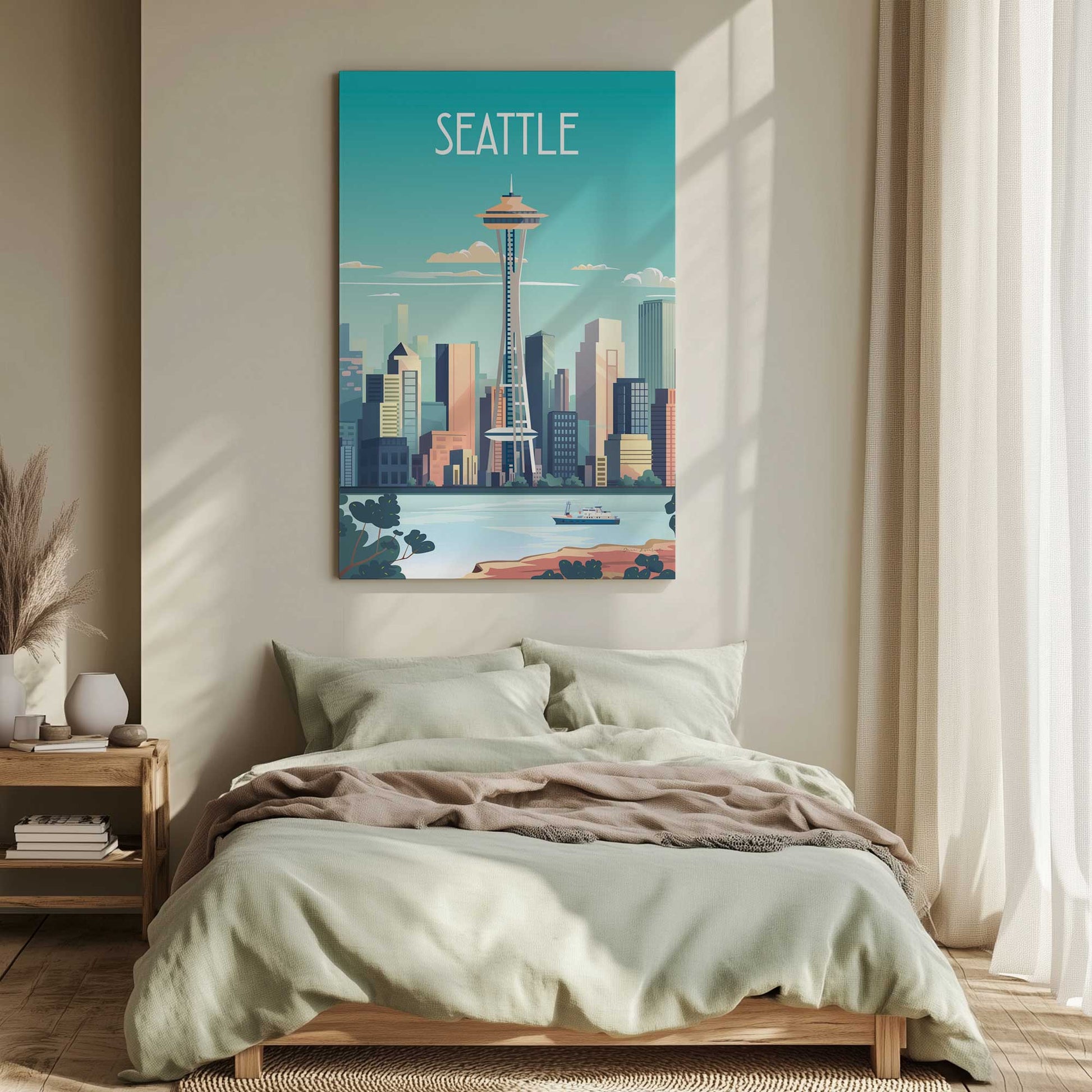 Picture of art in a room