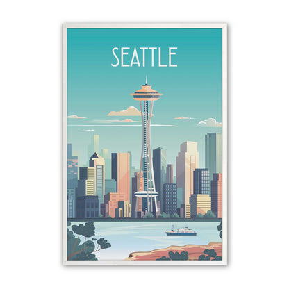 [Color:Opaque White], Picture of art in a Opaque White frame