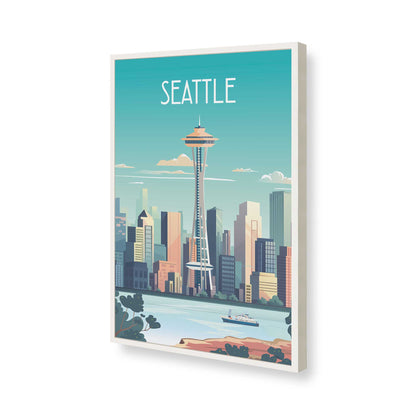 [Color:Opaque White], Picture of art in a Opaque White frame of the corner