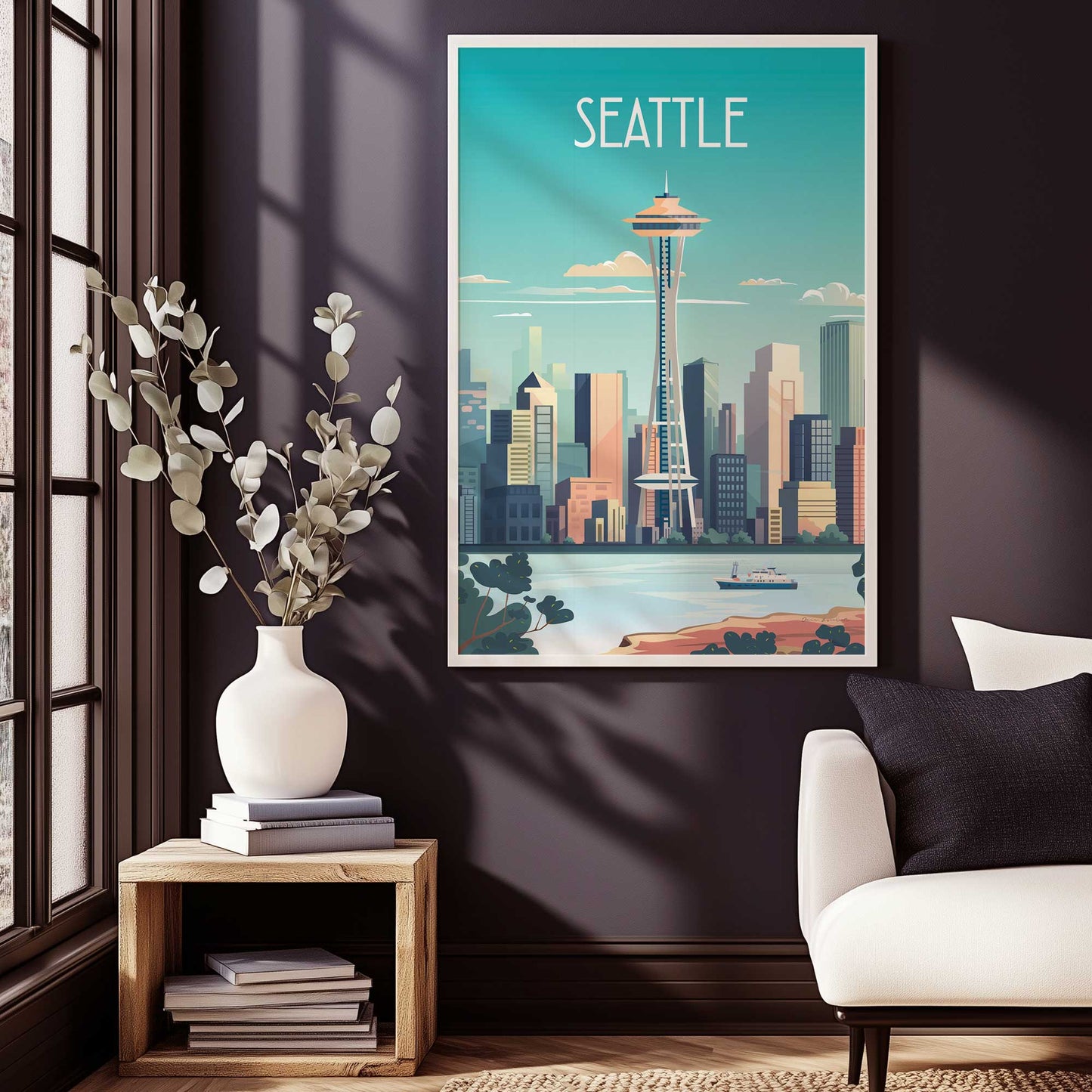 [SPECIAL],[LIFESTYLE], Picture of art hanging in a room