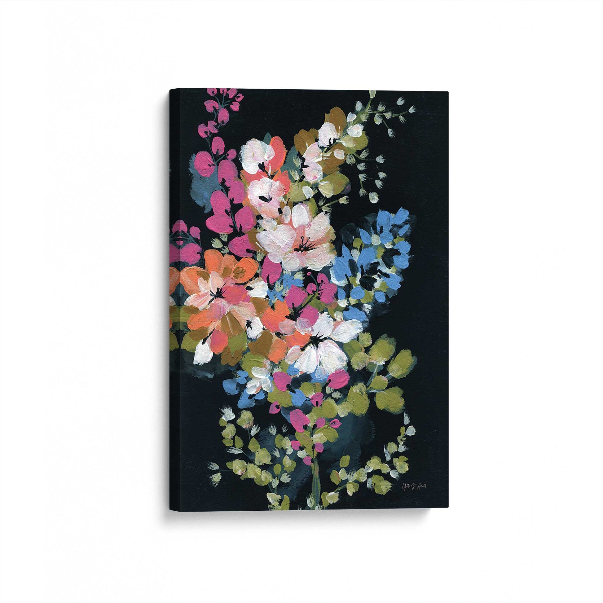 [Color:Stretched Canvas], Picture of art at an angle