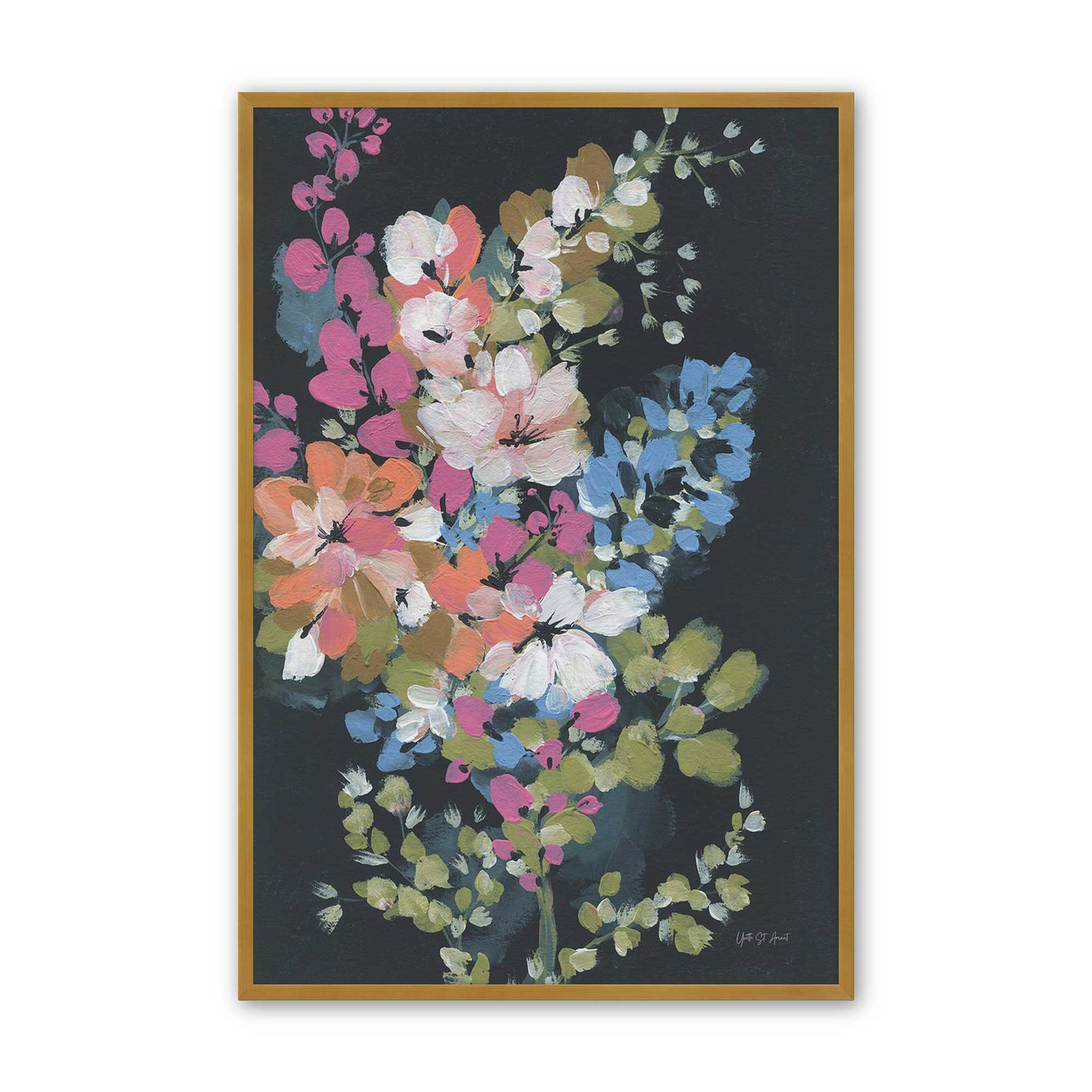[Color:Polished Gold], Picture of art in a Polished Gold frame