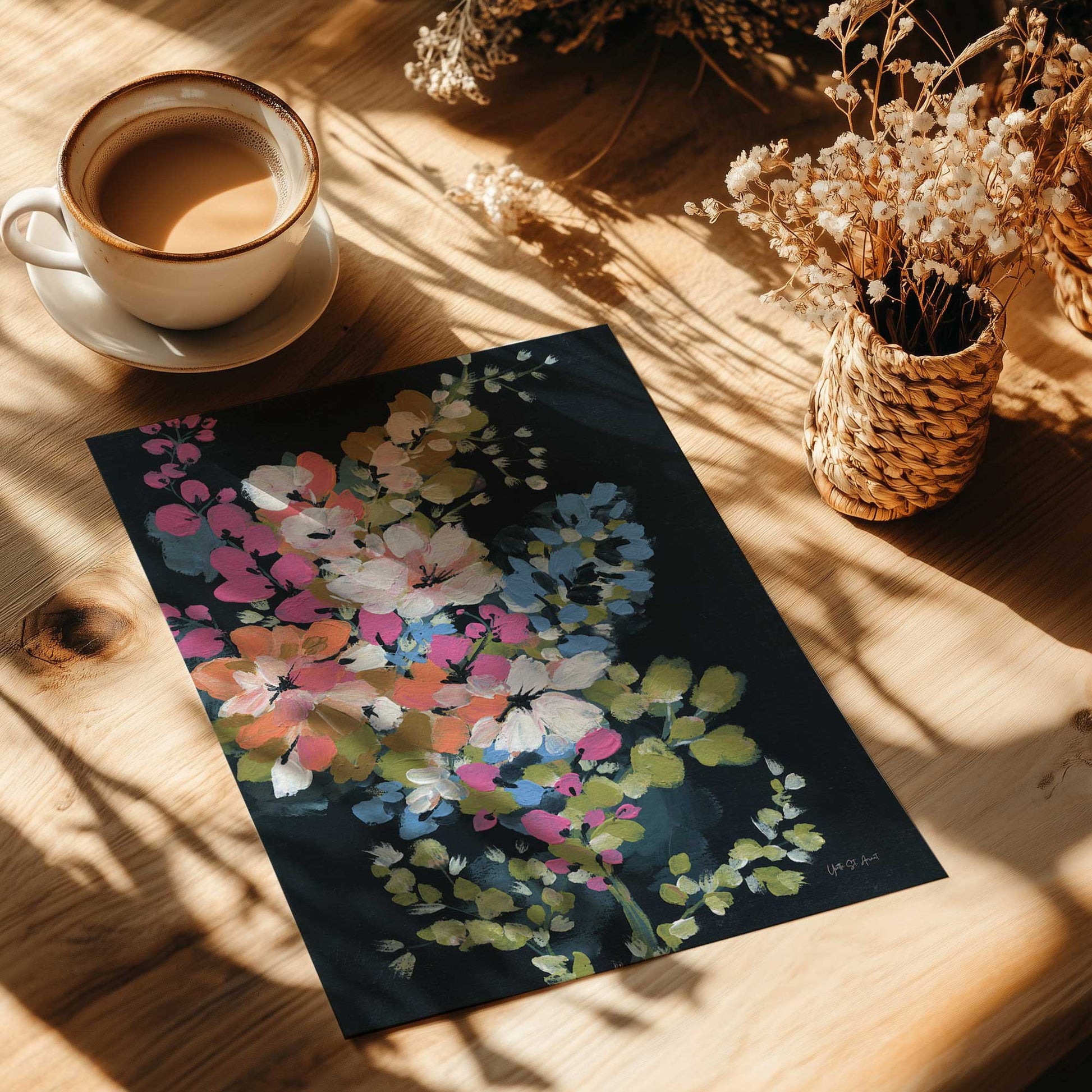 [Color:Rolled Print], Picture of close up of art