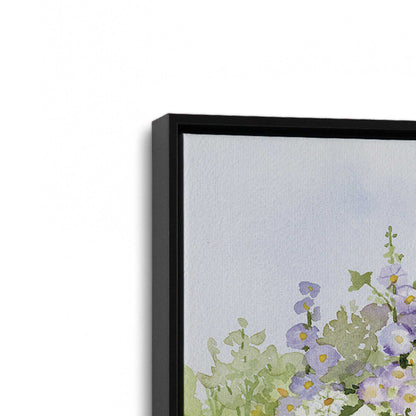 [Color:Satin Black], Picture of art in a Satin Black frame at an angle