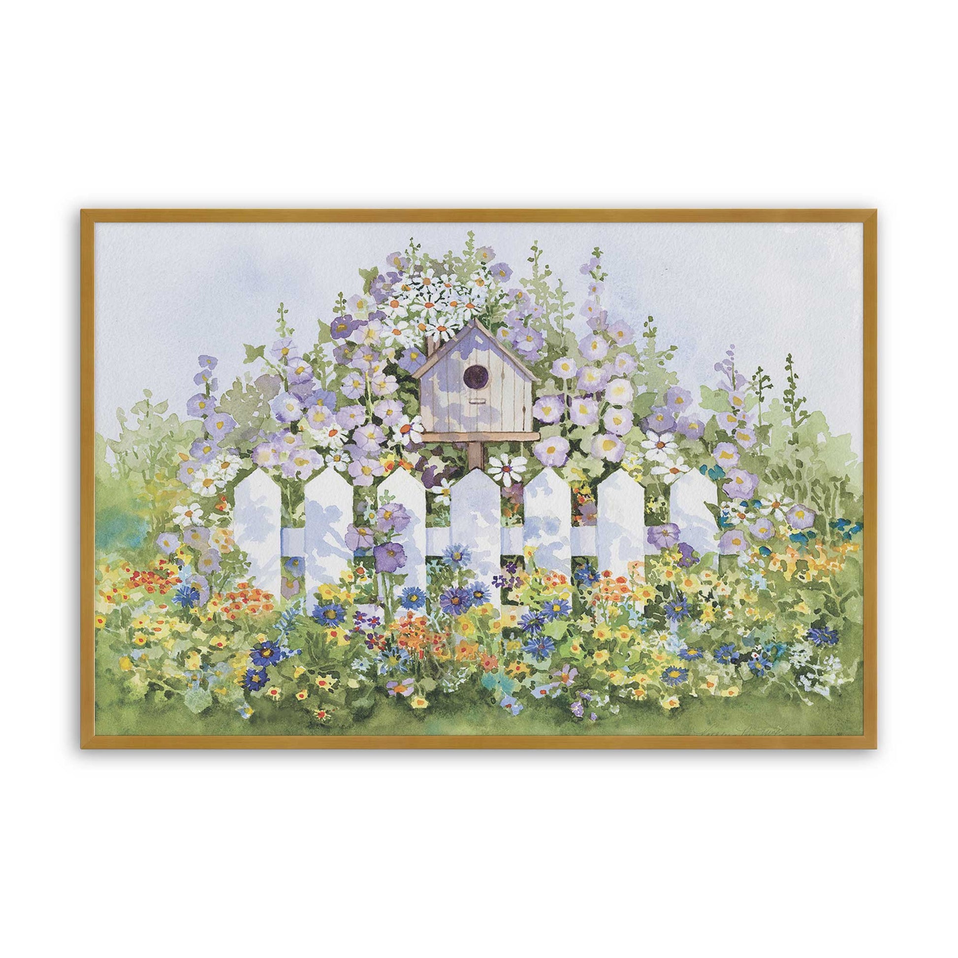 [Color:Polished Gold], Picture of art in a Polished Gold frame