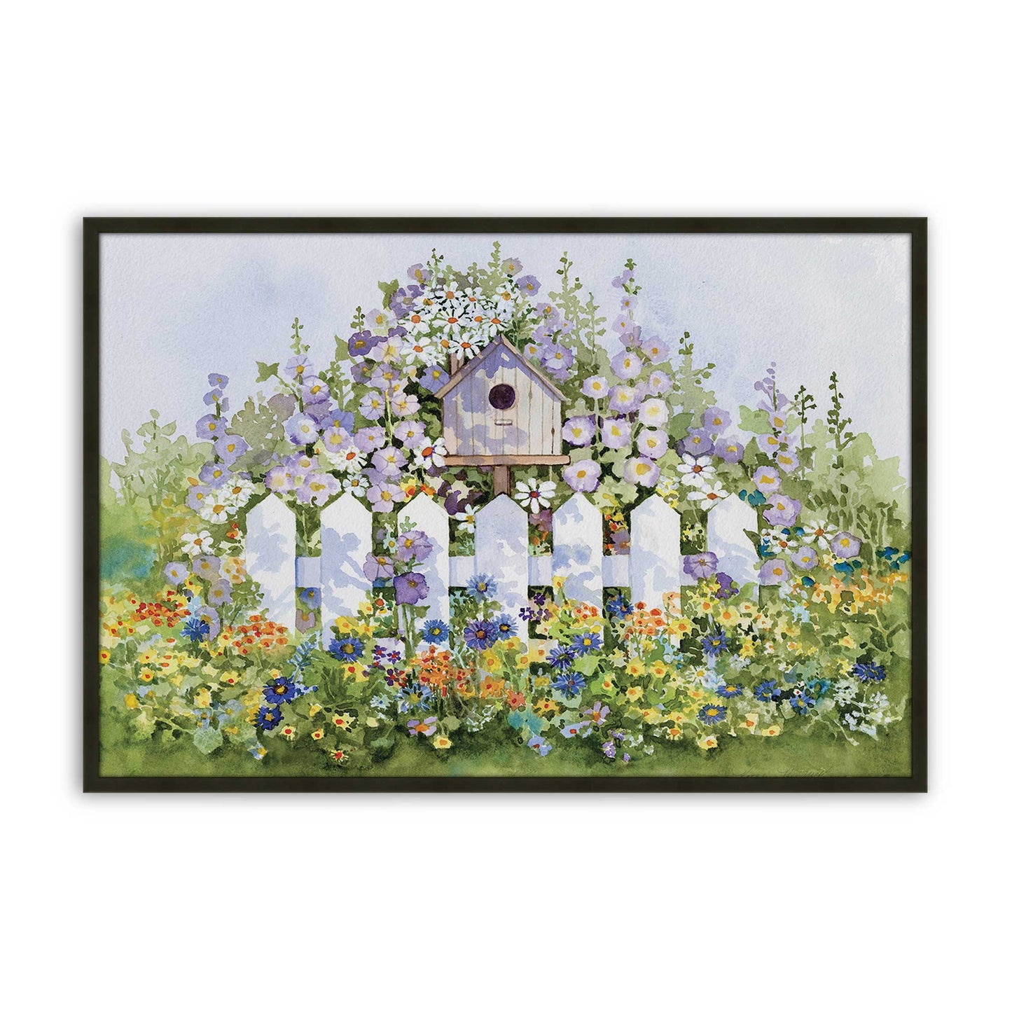 [Color:Satin Black], Picture of art in a Satin Black frame