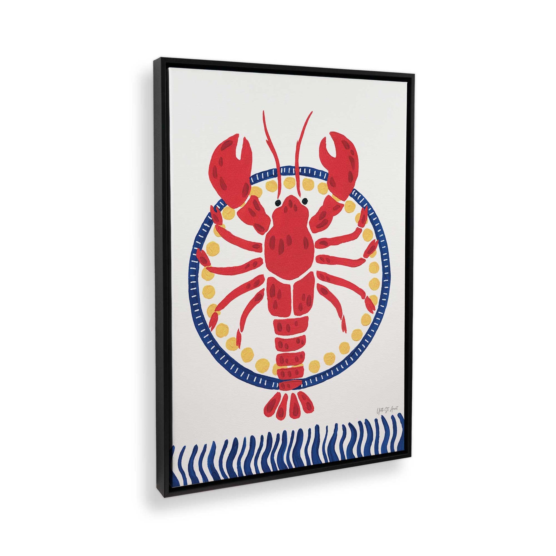 [Color:Satin Black], Picture of the corner of the art