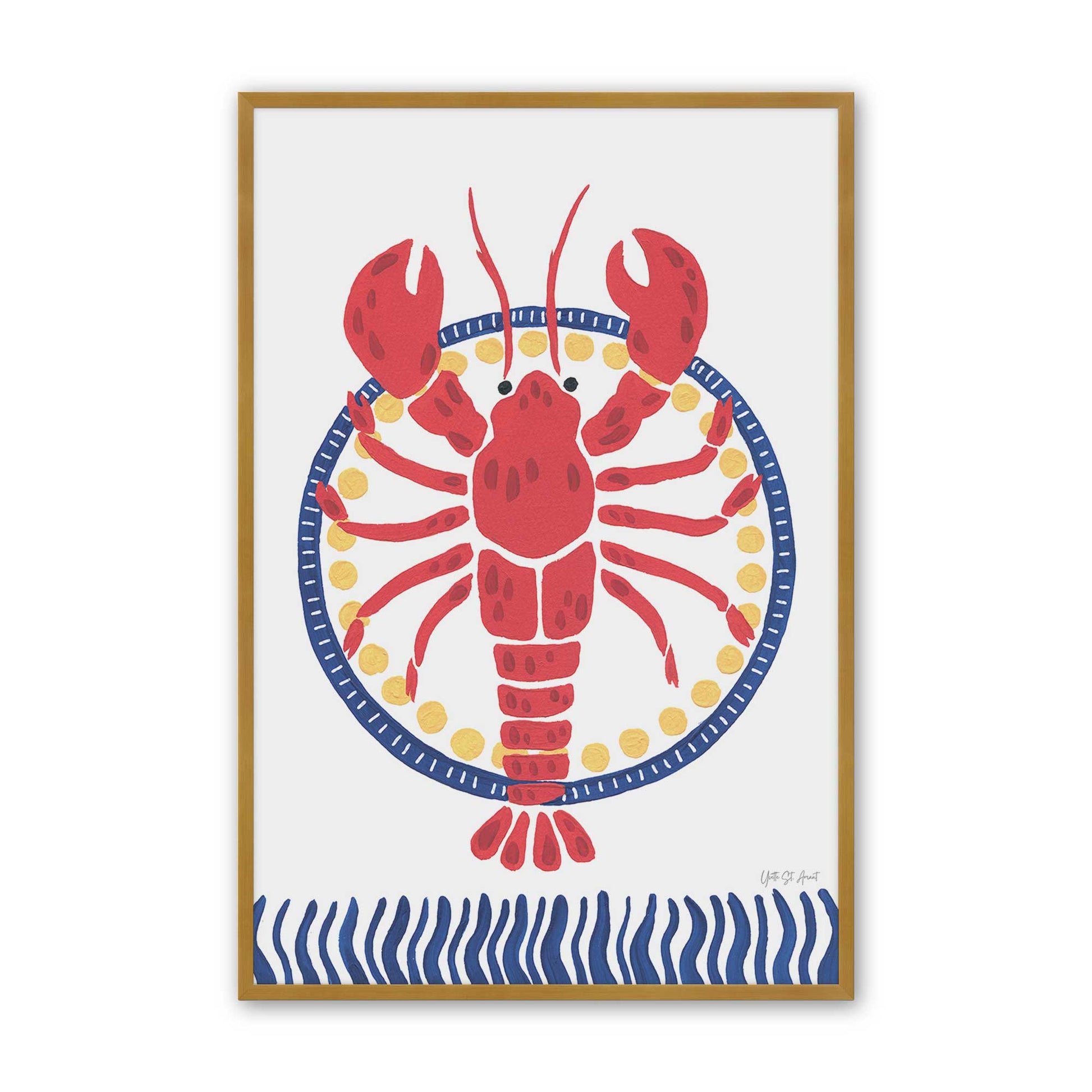 [Color:Polished Gold], Picture of art in a Polished Gold frame
