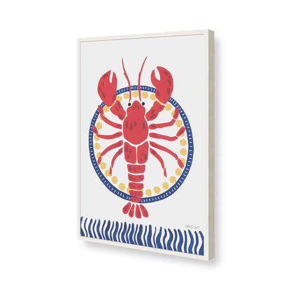 [Color:Opaque White], Picture of art in a Opaque White frame of the corner