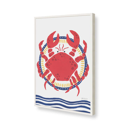 [Color:Opaque White], Picture of art in a Opaque White frame of the corner