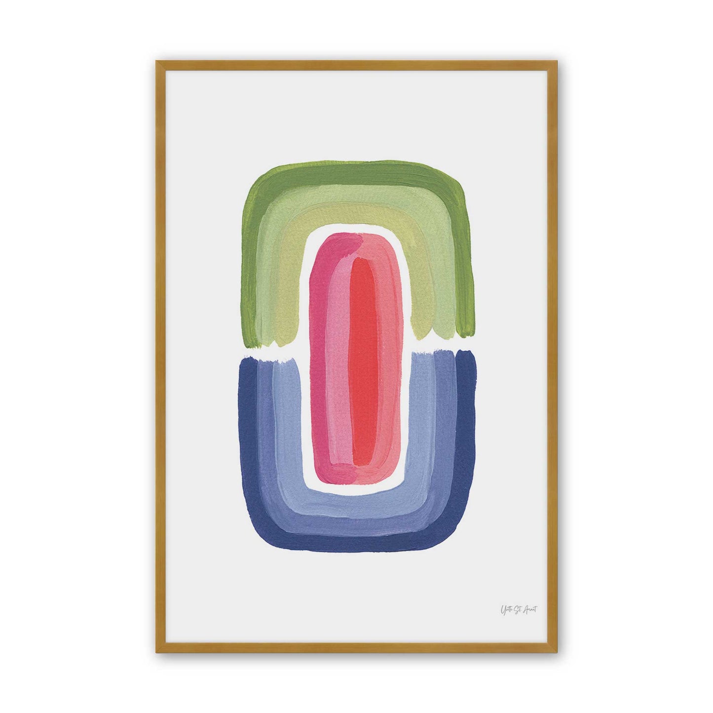 [Color:Polished Gold], Picture of art in a Polished Gold frame