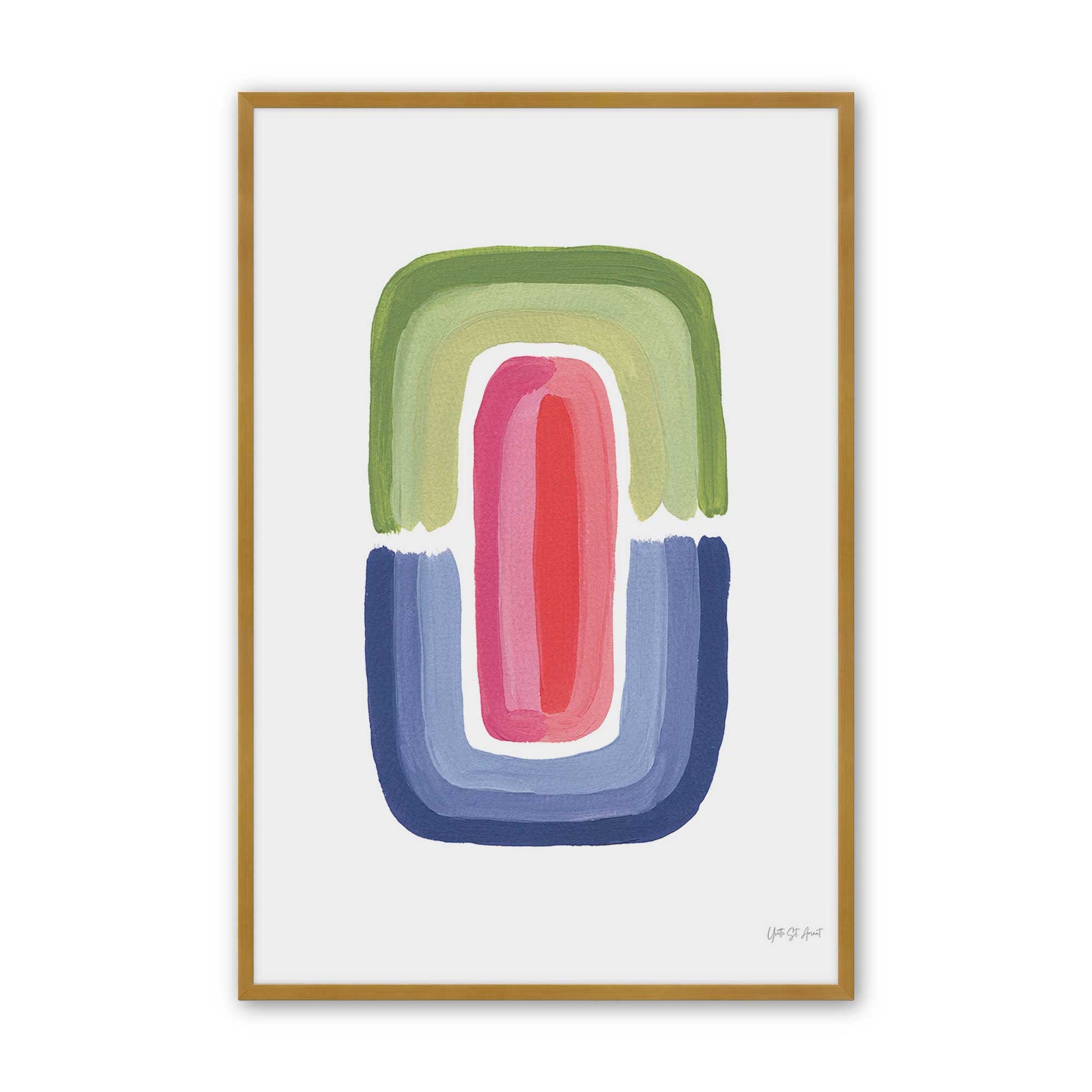 [Color:Polished Gold], Picture of art in a Polished Gold frame