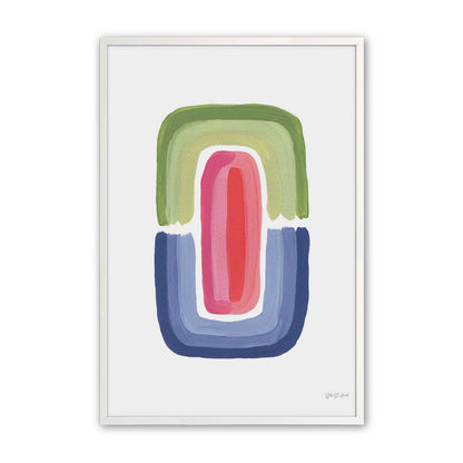 [Color:Opaque White], Picture of art in a Opaque White frame