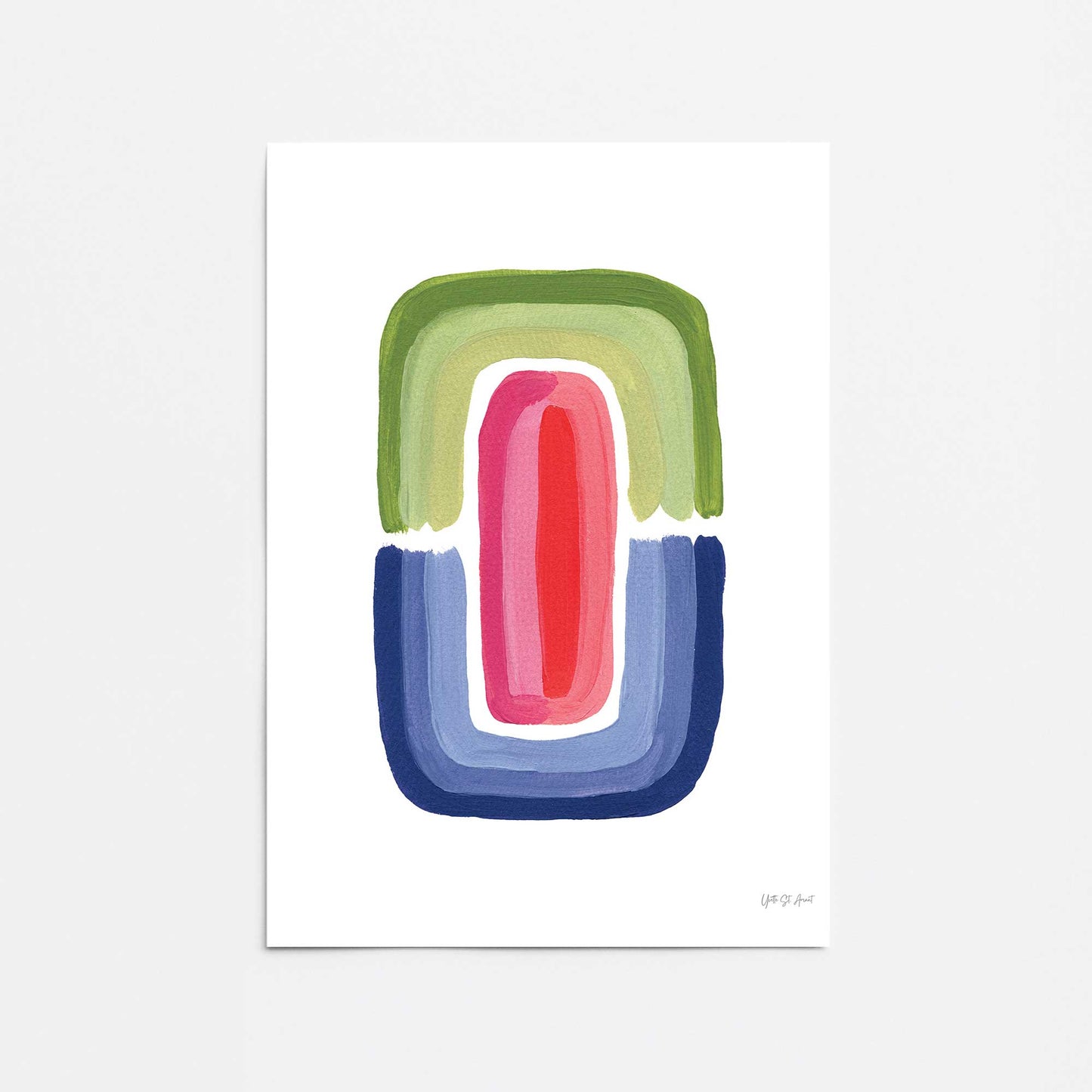 [Color:Rolled Print], Picture of close up of art