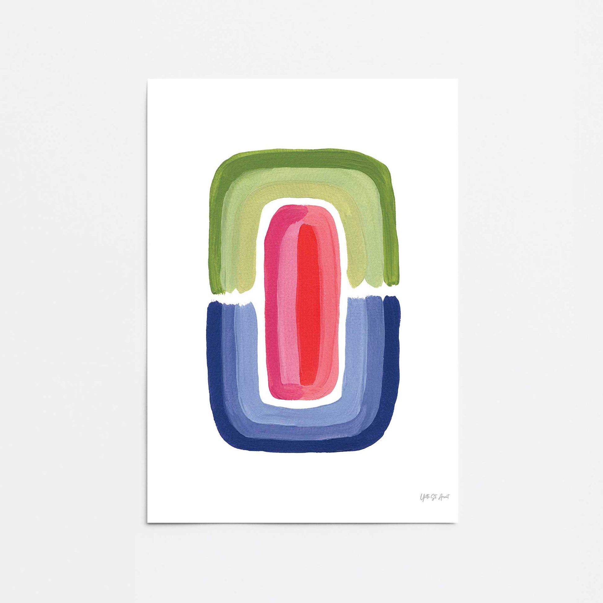 [Color:Rolled Print], Picture of close up of art